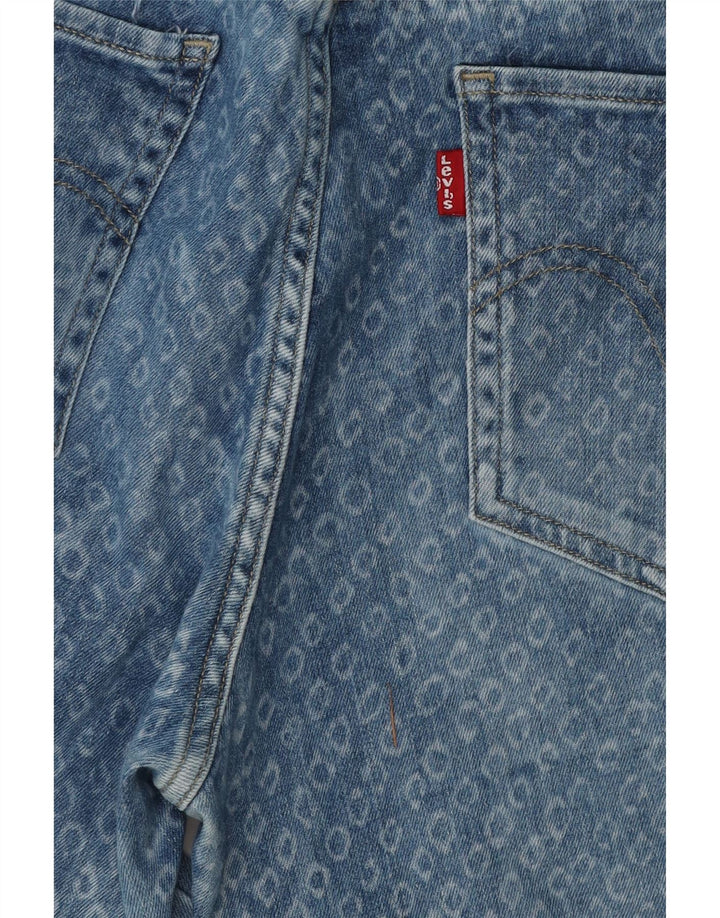 LEVI'S Womens Mid Rise Skinny Jeans W30 L26 Blue Spotted Vintage Levi's and Second-Hand Levi's from Messina Hembry 