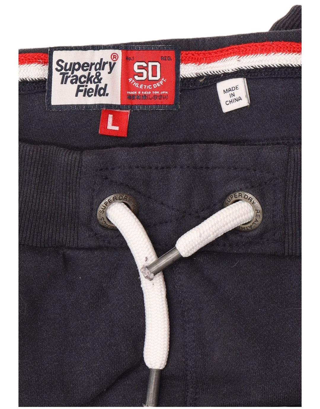 Pantaloni da tuta con grafica da uomo SUPERDRY Joggers grandi blu navy