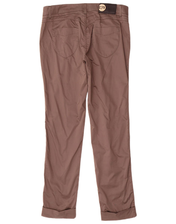 Pantaloni Casual Slim Donna Trussardi W32 L30 Cotone Grigio