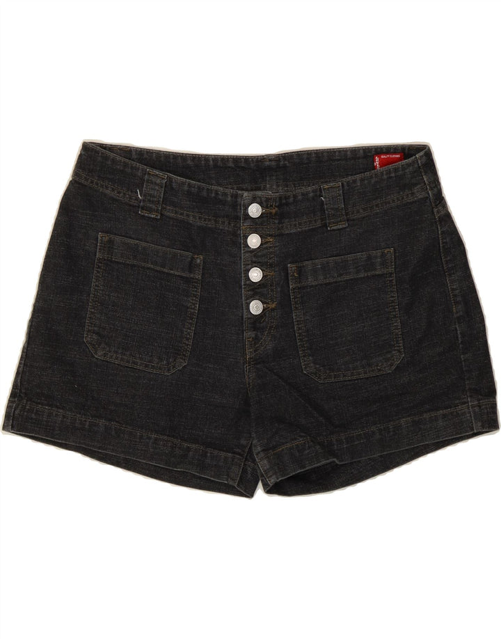 LEVI'S Womens Denim Shorts UK 16 Large W34 Grey Cotton Vintage Levi's and Second-Hand Levi's from Messina Hembry 