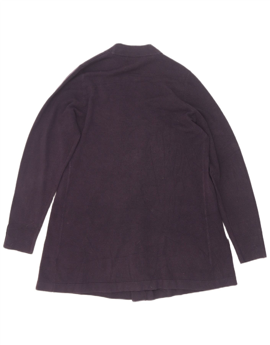 Maglione cardigan lungo da donna Marks & Spencer UK 12 medio blu navy