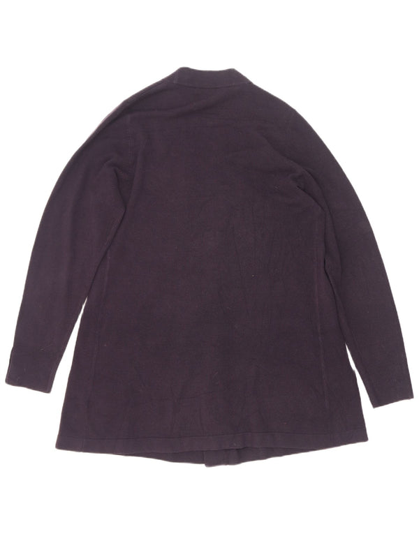 Maglione cardigan lungo da donna Marks & Spencer UK 12 medio blu navy