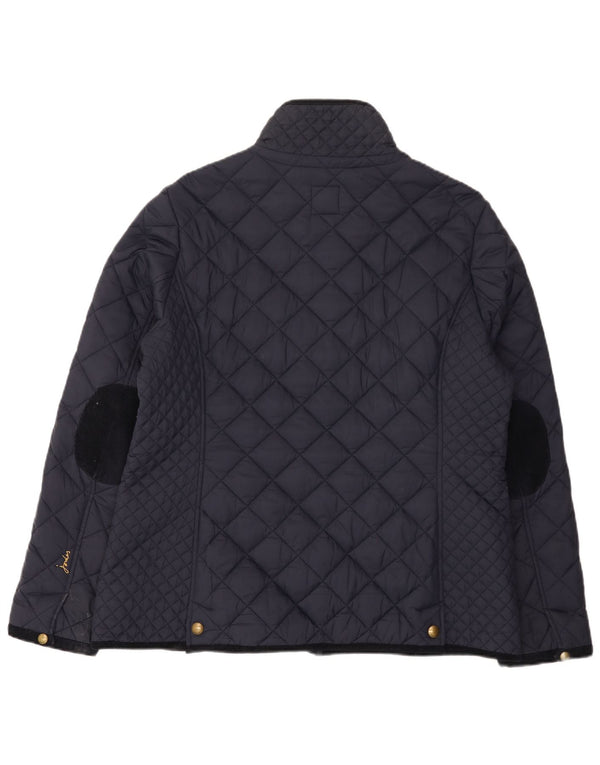 Giacca trapuntata da donna Joules UK 18 XL blu navy in poliammide