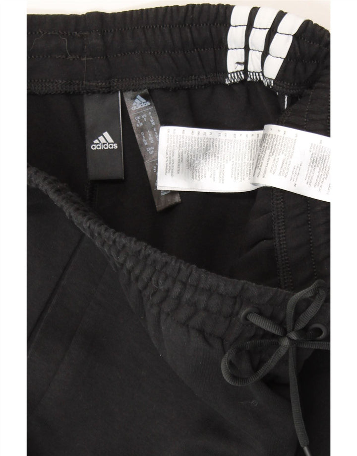 Pantaloni da tuta da donna ADIDAS Joggers UK 8/10 piccoli cotone nero