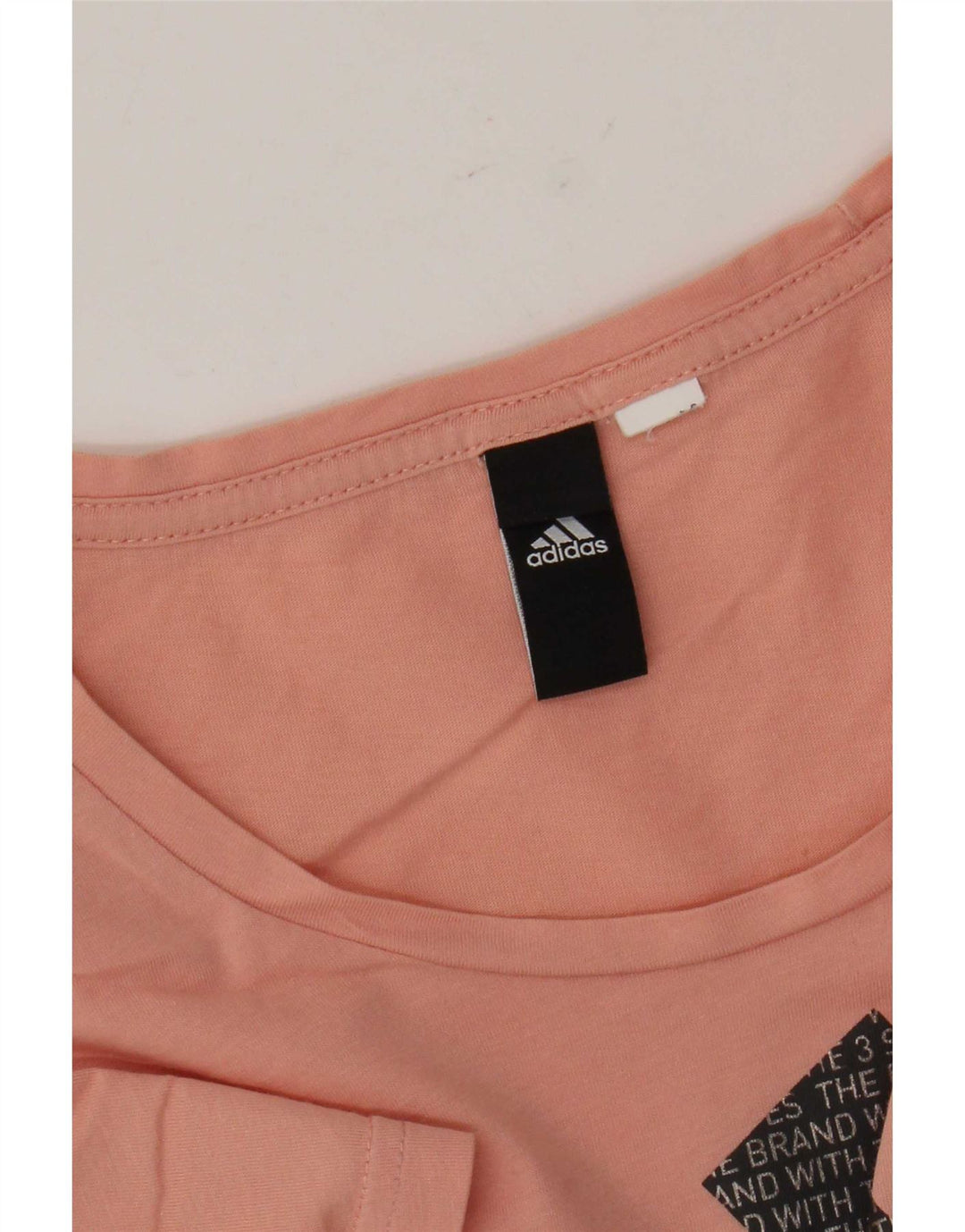 Maglietta grafica da donna Adidas Top UK 14 arancione medio