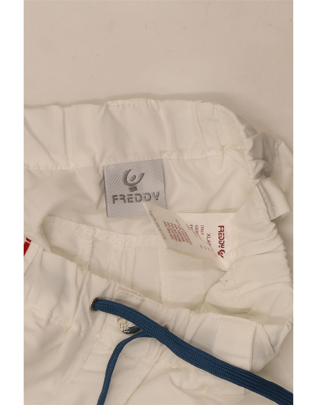 Pantaloni da tuta da donna Freddy Italia Joggers poliestere bianco medio