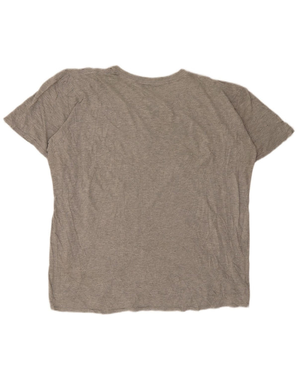 T-shirt grafica da uomo REEBOK Top 2XL grigio chiazzato