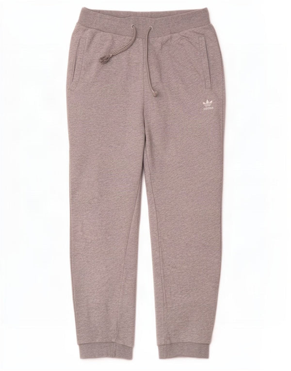 Pantaloni da tuta da donna Adidas Joggers UK 10 Small Grey Flecked Cotton