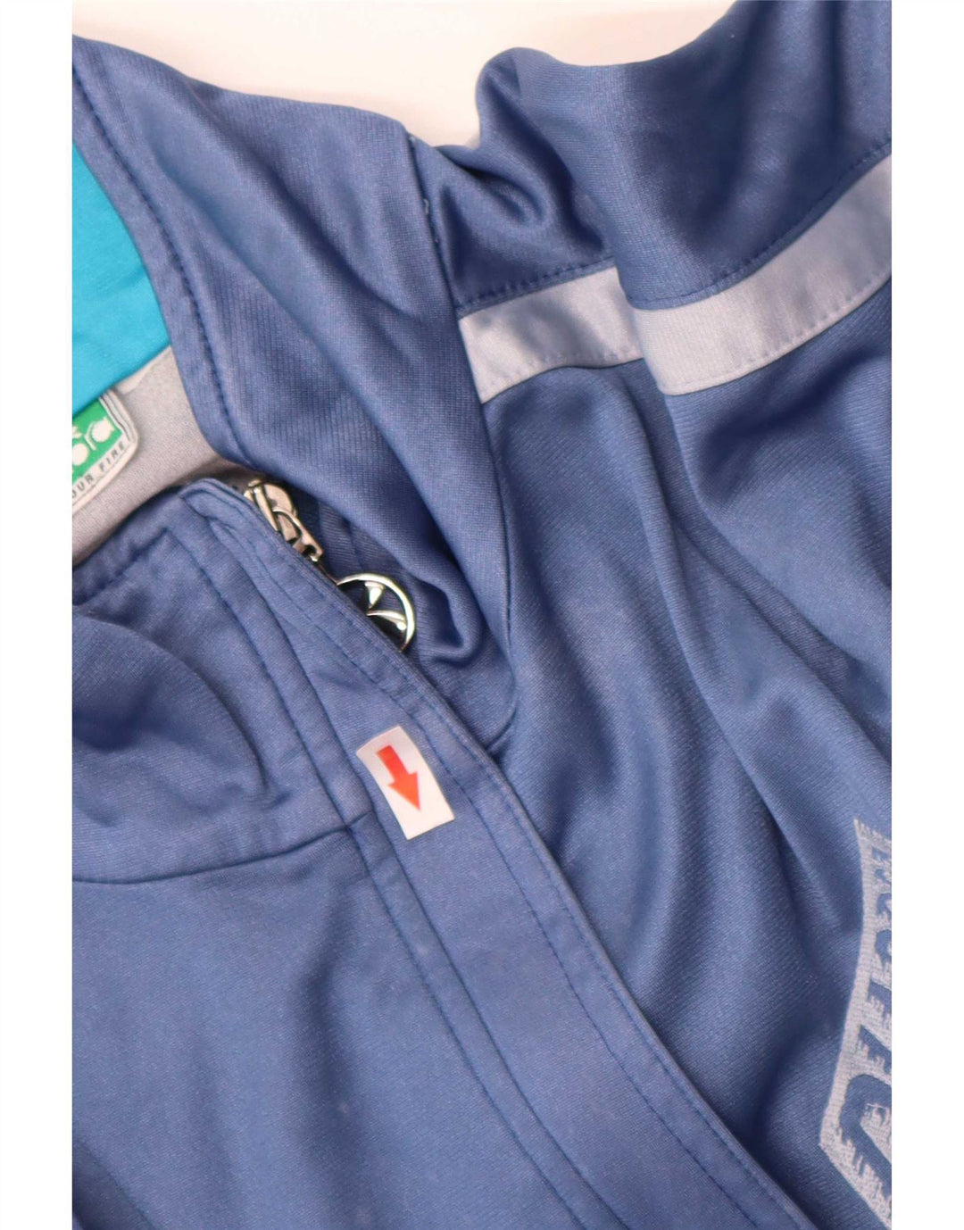 Giacca da ginnastica grafica da uomo Diadora Large color block blu navy