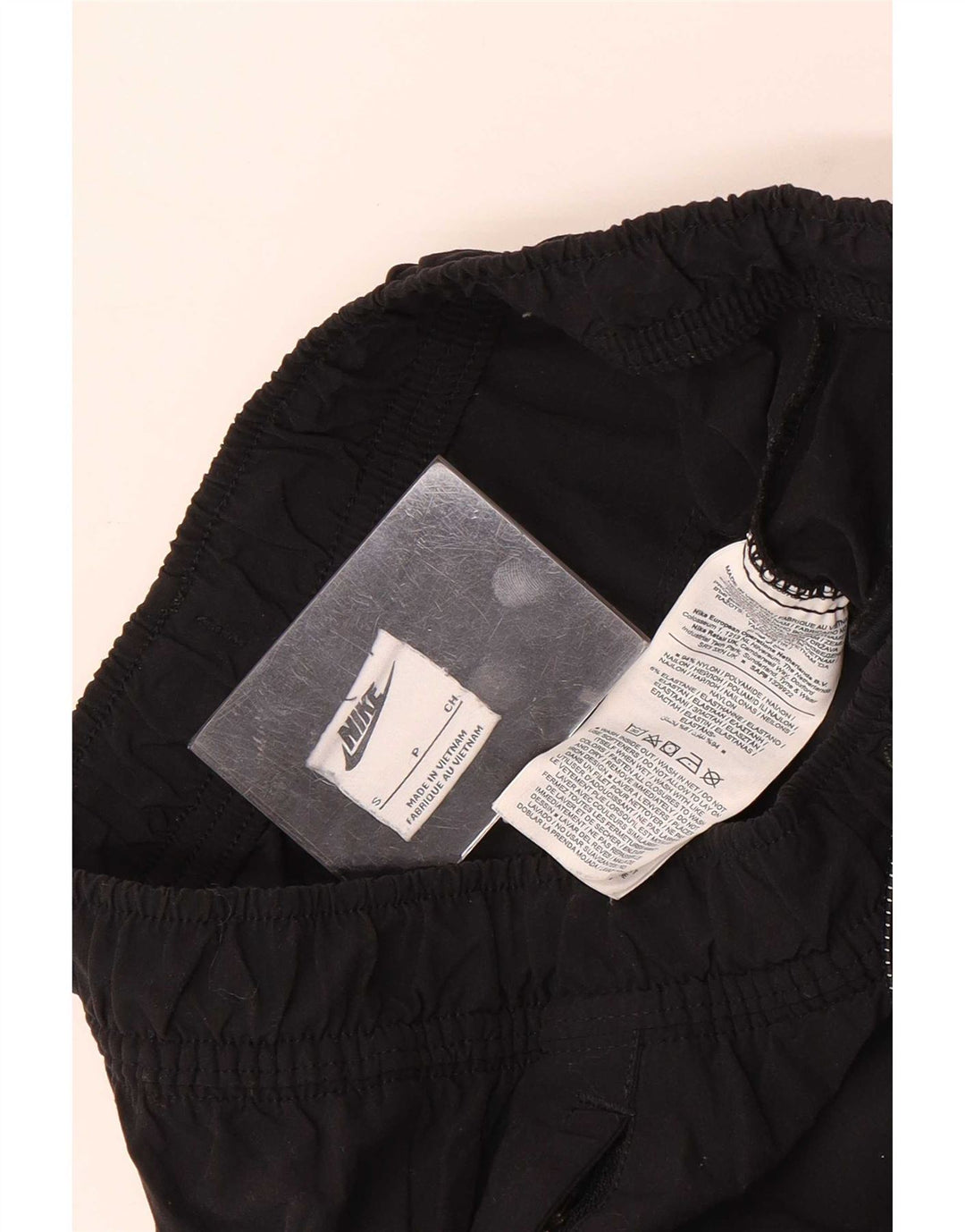 Pantaloni da tuta cargo Nike da uomo piccoli in nylon nero