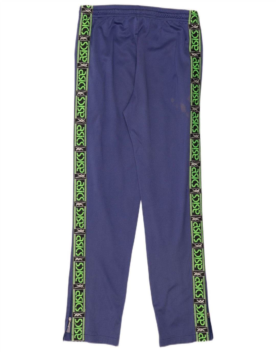 ASICS Mens Graphic Tracksuit Trousers IT 48 Medium Blue Cotton