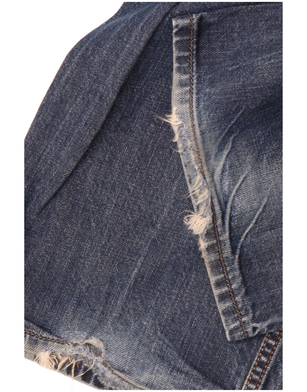 DIESEL Jeans dritti da uomo Larkee vestibilità regolare W32 L34 cotone blu