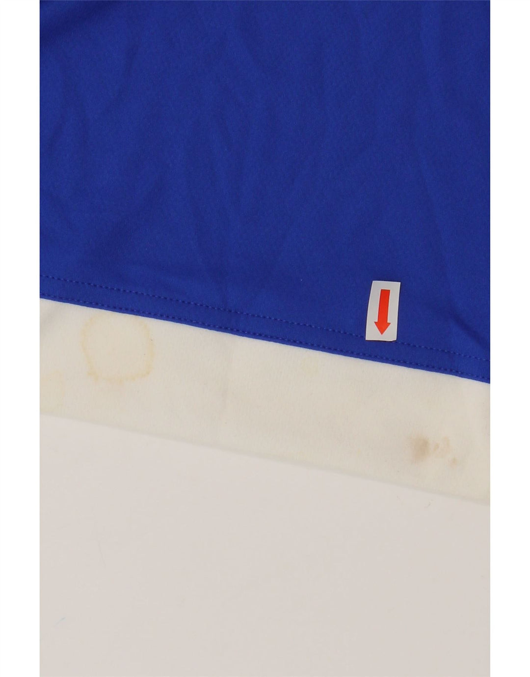 T-shirt ADIDAS da uomo Climalite Top blu medio in poliestere color block
