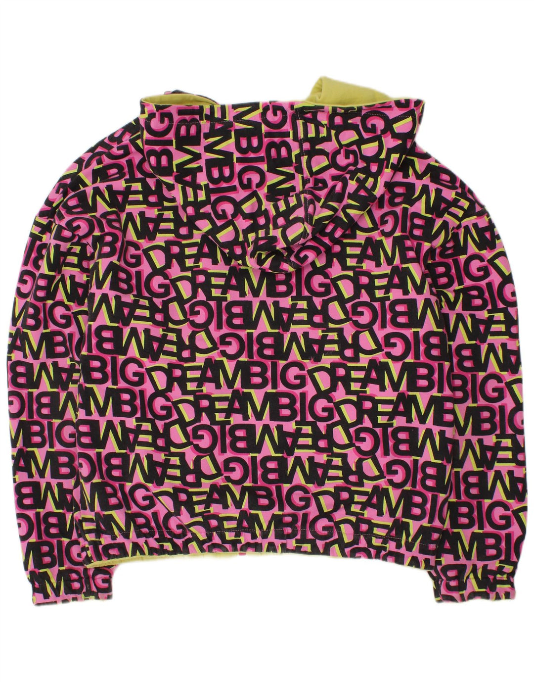 Giacca reversibile con cappuccio grafica per ragazze VINTAGE 11-12 anni in cotone rosa