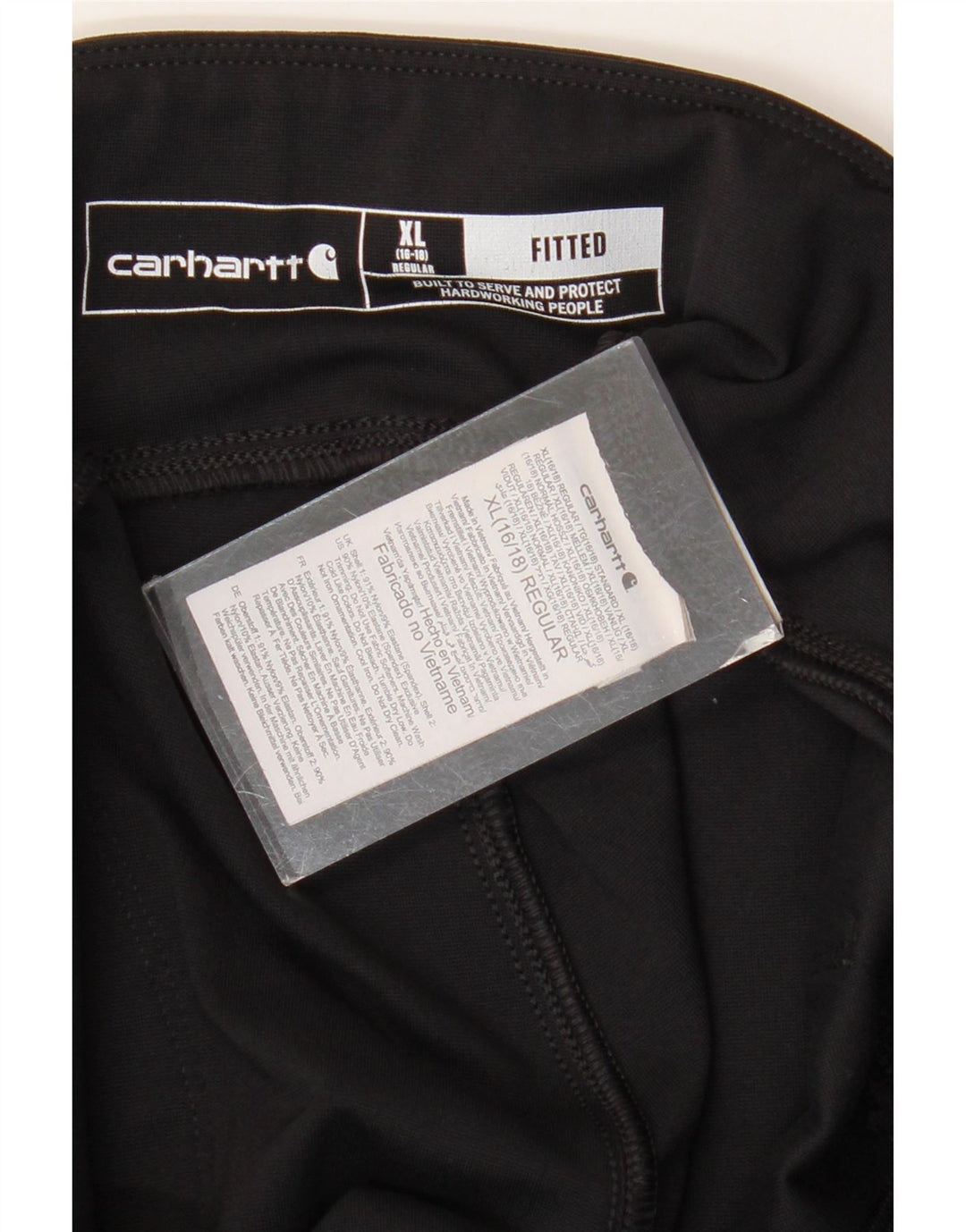 Leggings da donna Carhartt US 16/18 2XL Nylon color block nero