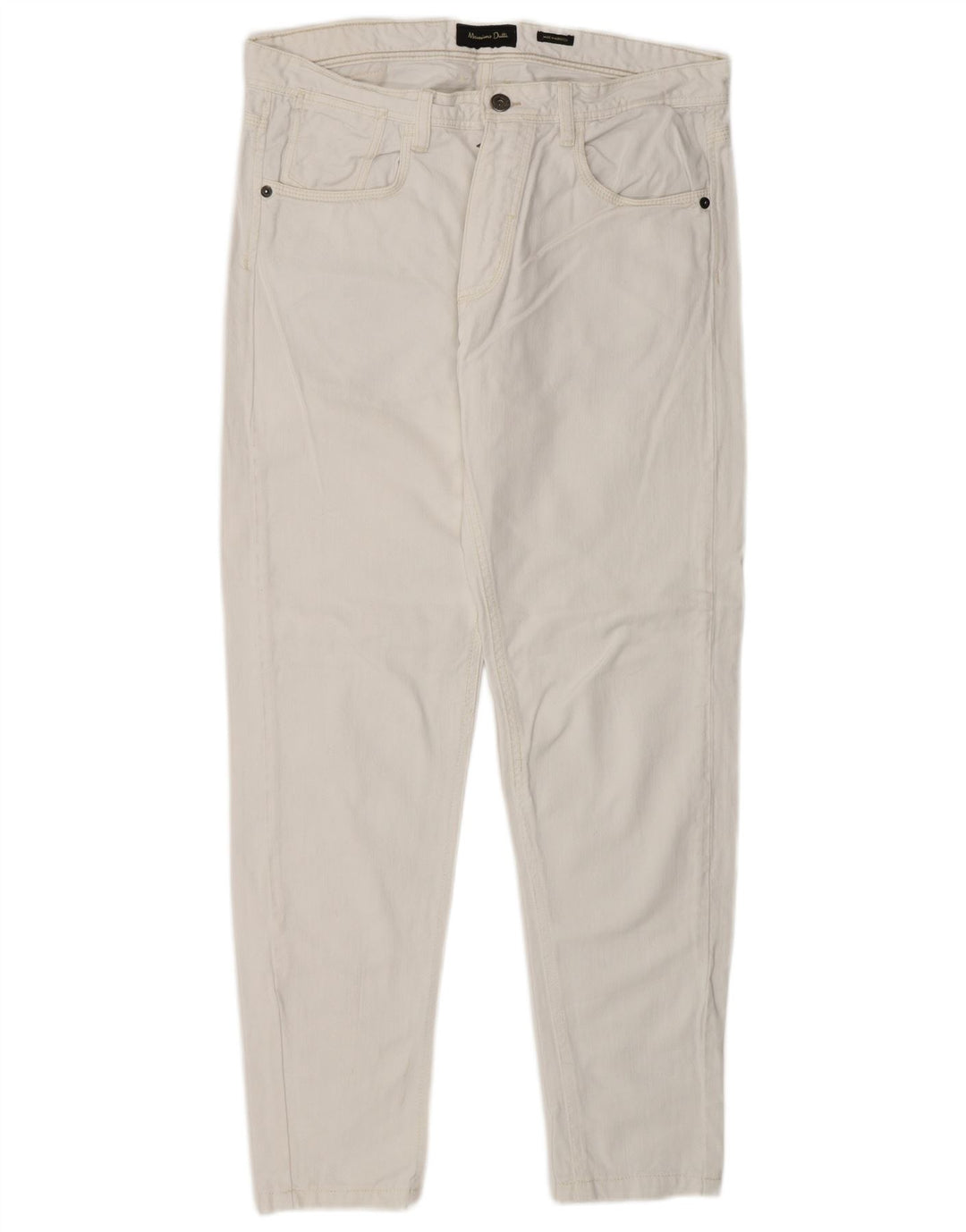 Jeans slim da uomo Massimo Dutti EU 40 medio W31 L29 bianco