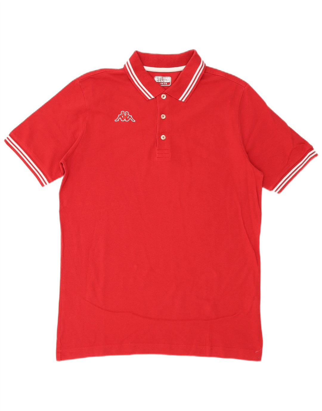 Polo KAPPA Uomo Large Rossa in Cotone