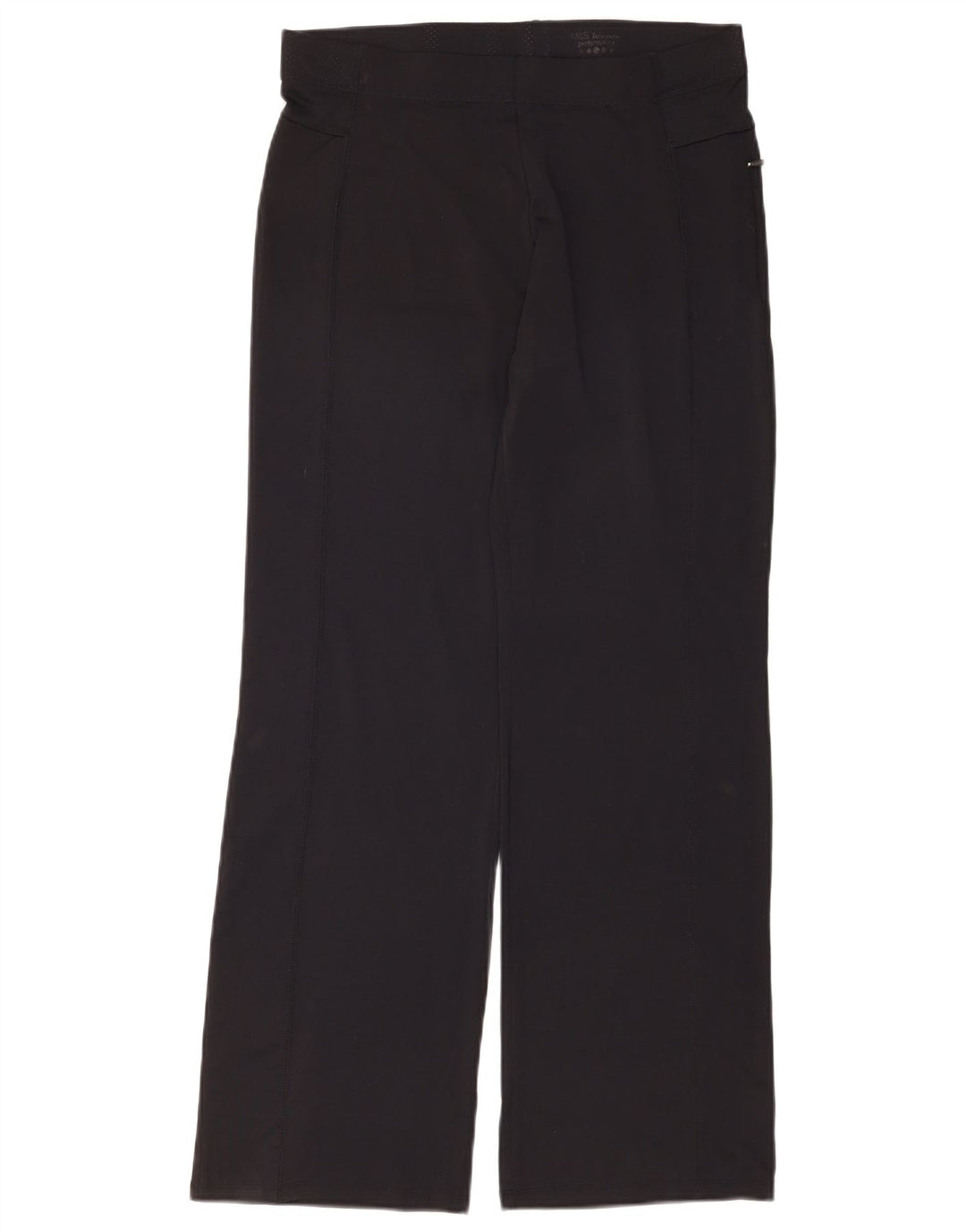 Pantaloni da tuta da donna Marks & Spencer UK 12 poliestere nero medio