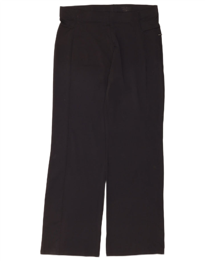 Pantaloni da tuta da donna Marks & Spencer UK 12 poliestere nero medio