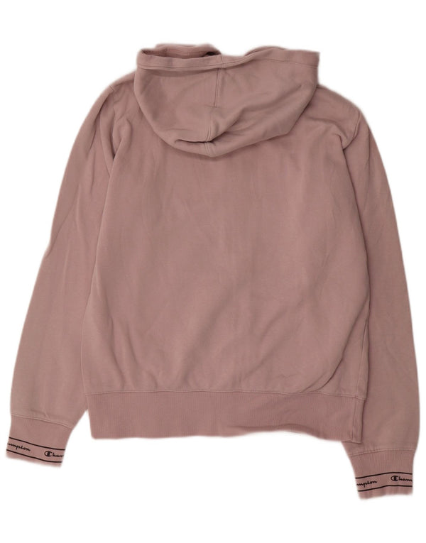 Felpa con cappuccio e zip da donna Champion UK 18 XL cotone viola