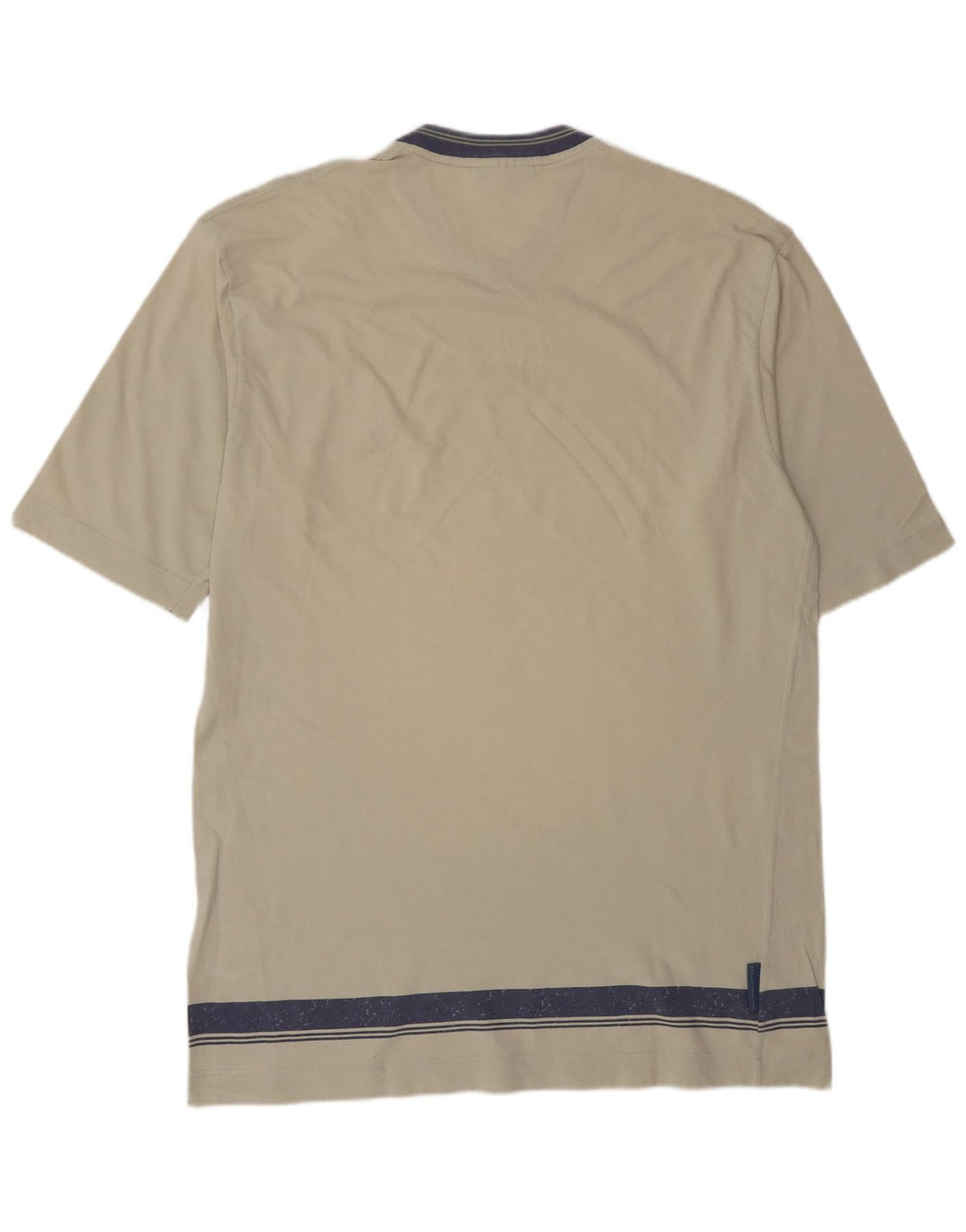T-shirt da uomo Sergio Tacchini Top Large in cotone color block beige