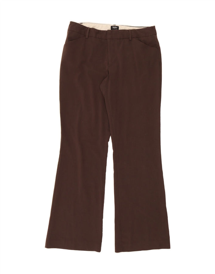 MOSSIMO Womens Bootcut Casual Trousers US 10 Large W30 L32 Brown Polyester Vintage Mossimo and Second-Hand Mossimo from Messina Hembry 