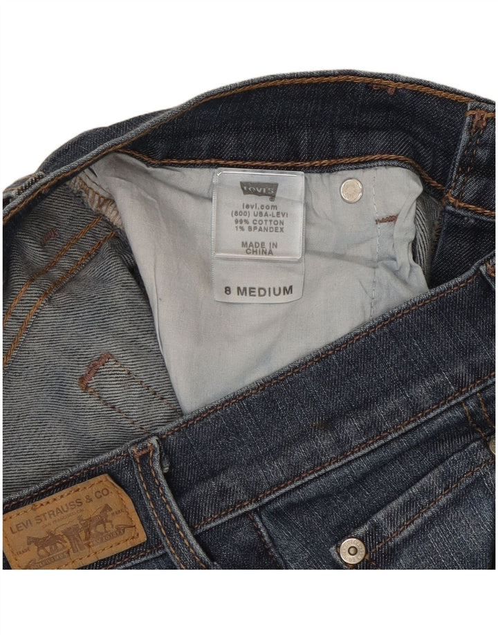 Jeans Levi's 515 Bootcut da donna US 8 medio W30 L31 cotone blu navy