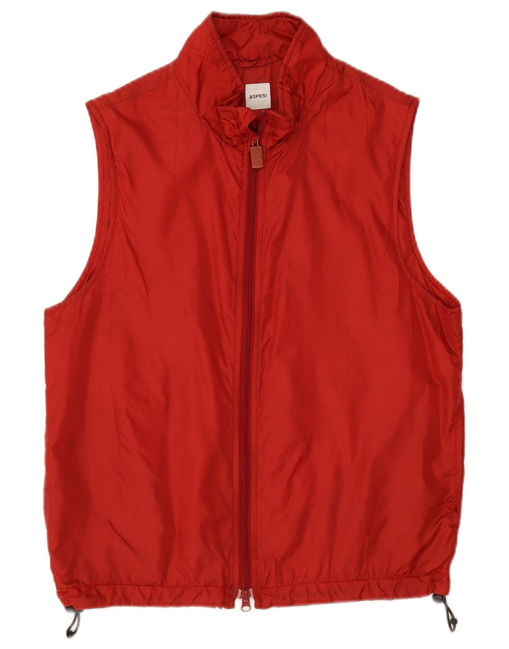 Gilet da donna Aspesi UK 14 rosso medio in poliammide