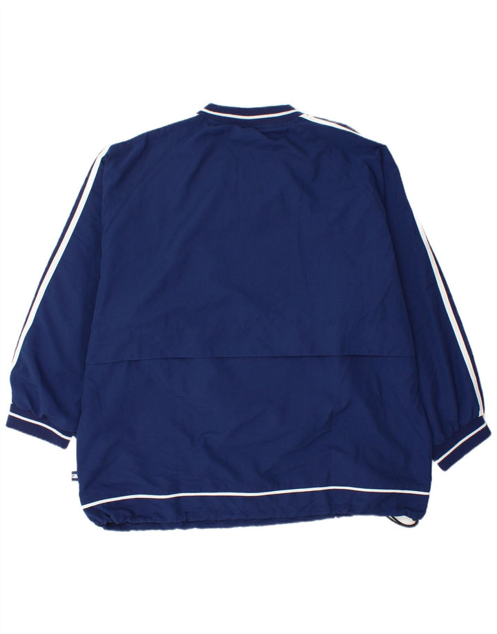 Giacca da ginnastica da uomo Adidas Pullover UK 44/46 Large Blu Navy