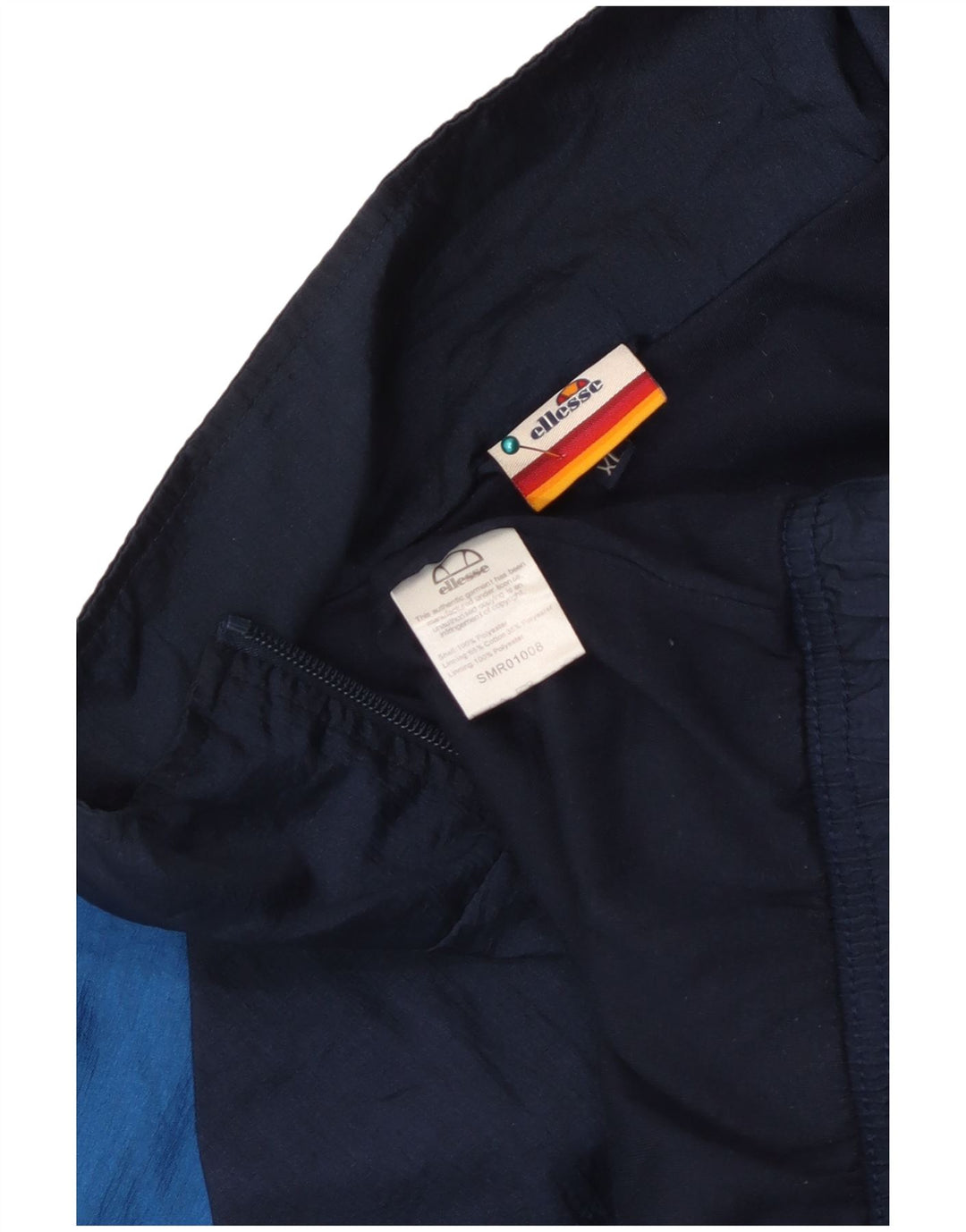 Giacca da ginnastica da uomo Ellesse XL Blu in poliestere color block