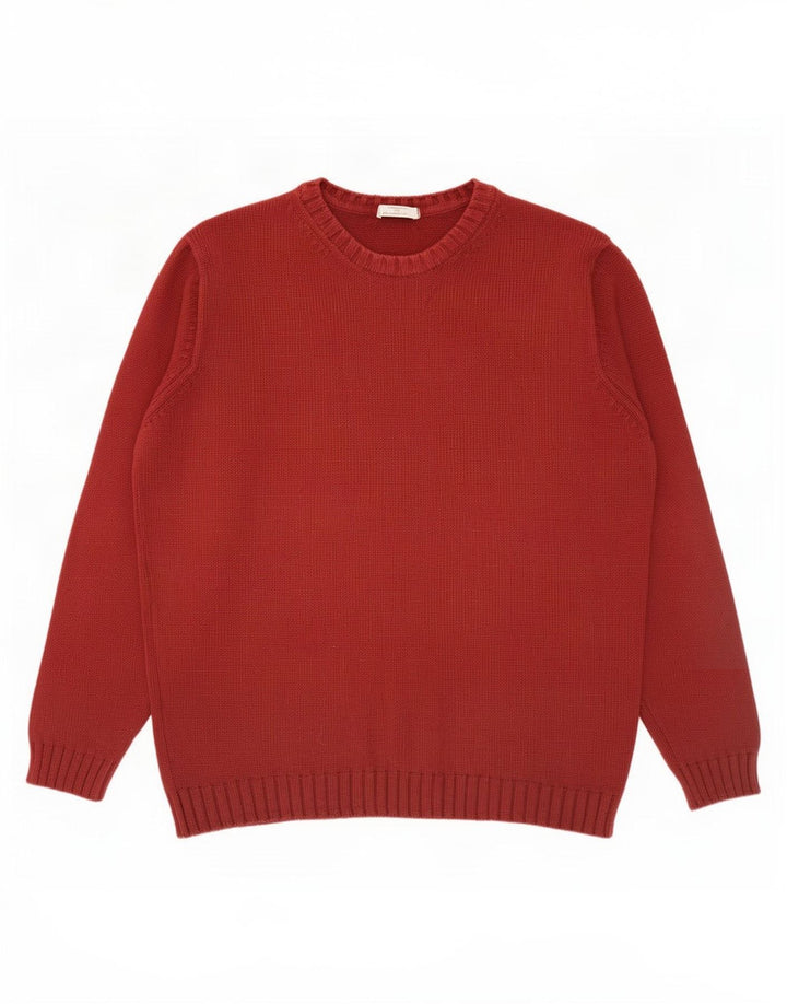Marks & Spencer Maglione da uomo con scollo a barca St. Michael Borgogna medio