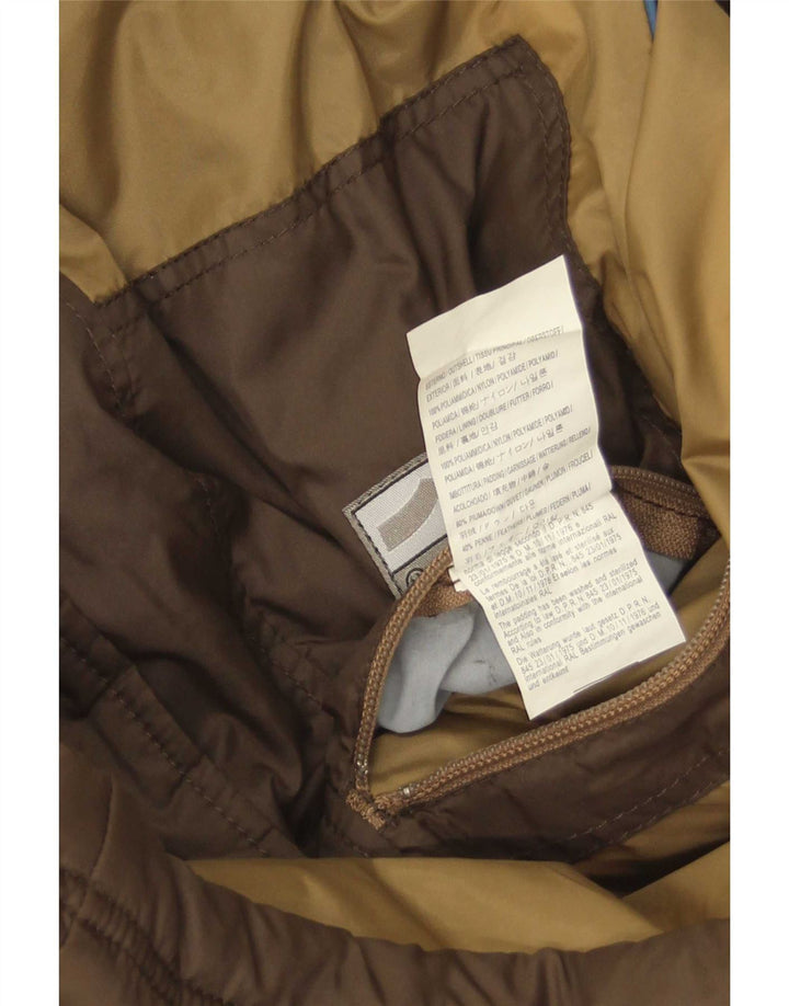 Gilet imbottito da uomo Gas UK 36 Small Marrone Poliammide