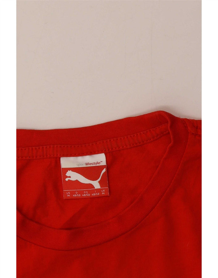 Maglietta da uomo Puma Top rossa media