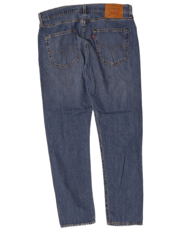 Jeans Levi's Uomo 512 Slim Tapered W33 L30 Cotone Blu