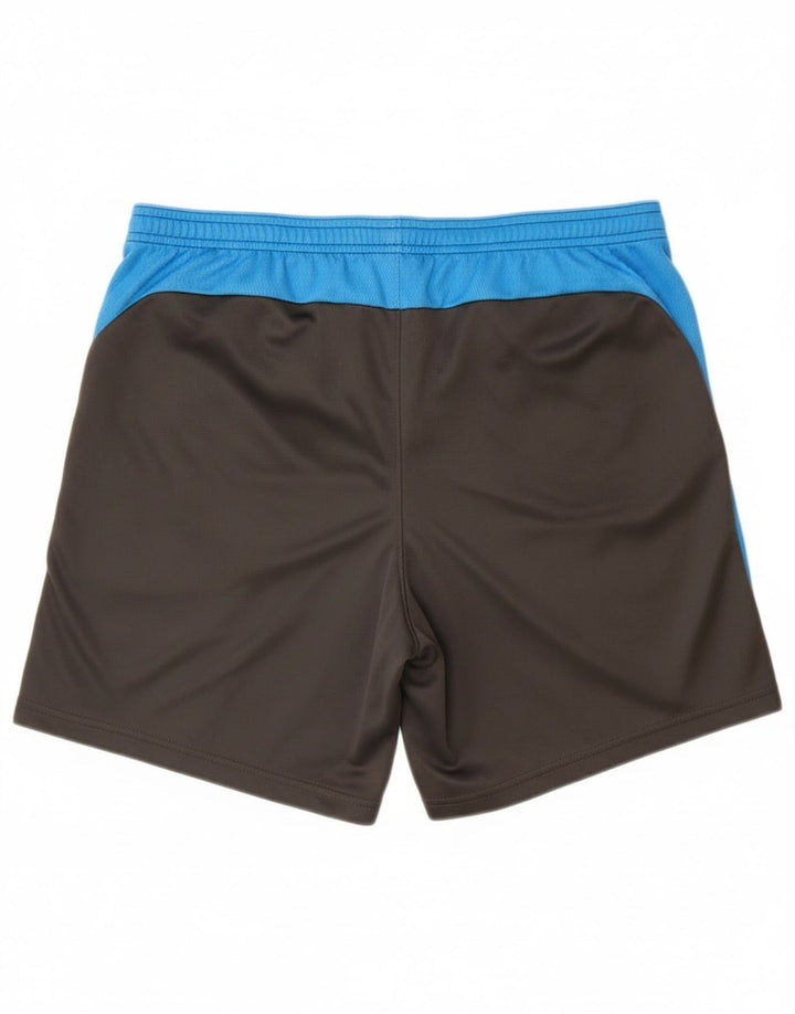 Pantaloncini sportivi Nike Dri Fit da uomo, grandi, in poliestere color block nero