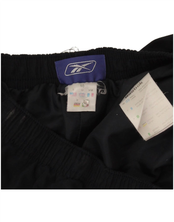 Pantaloni da tuta da donna Reebok UK 10 Small Blu Navy Poliestere