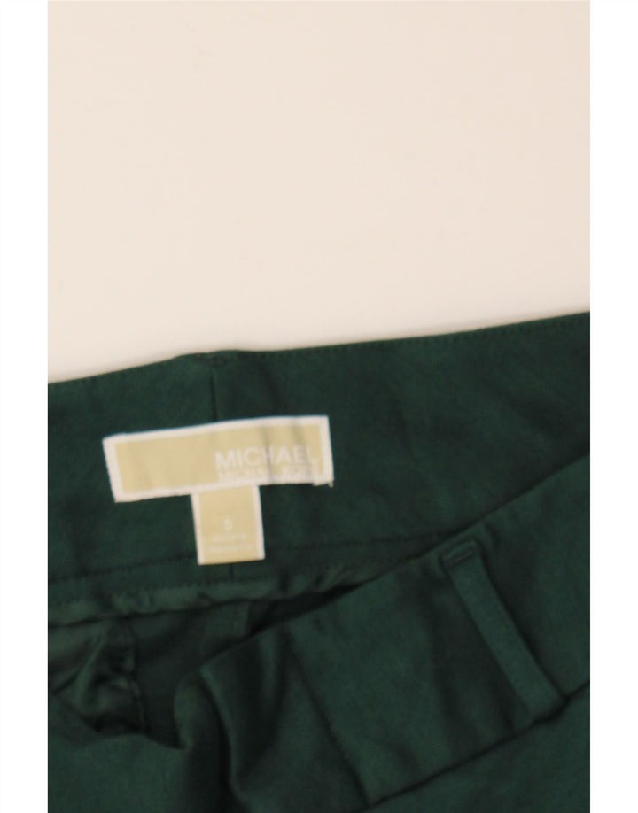 MICHAEL KORS Womens Slim Casual Trousers US 6 Medium W30 L29 Green Vintage Michael Kors and Second-Hand Michael Kors from Messina Hembry 