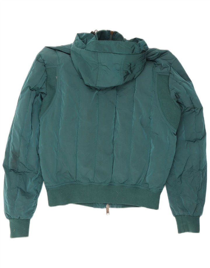 Giacca imbottita oversize con cappuccio da donna Armani Exchange UK 10 piccola verde