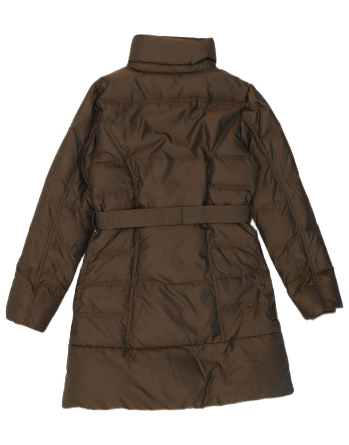 GAS Womens Padded Coat IT 44 Medium Khaki Polyester Vintage Gas and Second-Hand Gas from Messina Hembry 