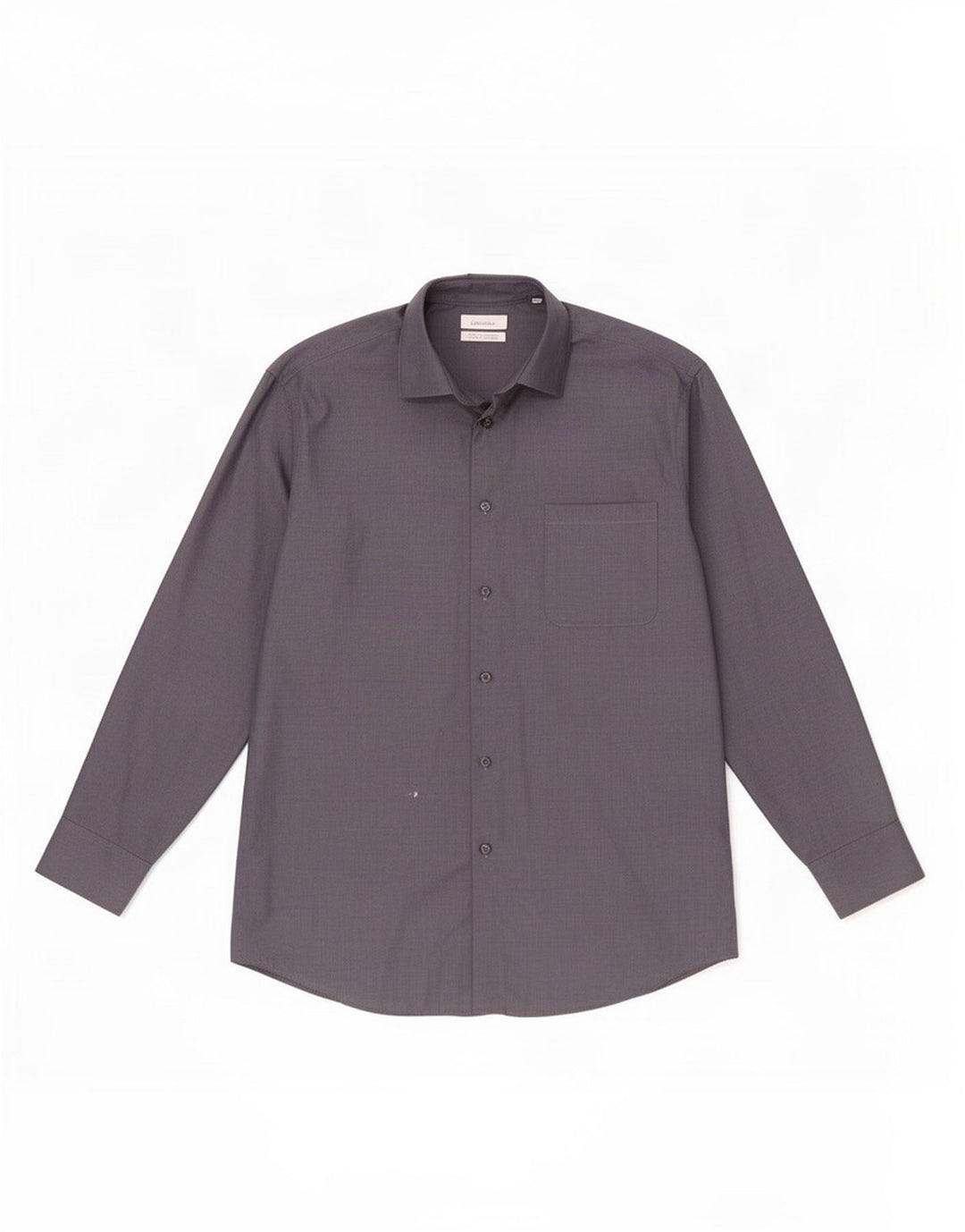 Camicia Calvin Klein da uomo vestibilità regolare taglia 16 grande grigia