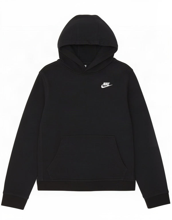 Felpa con cappuccio da ragazzo Nike 10-11 anni cotone nero medio