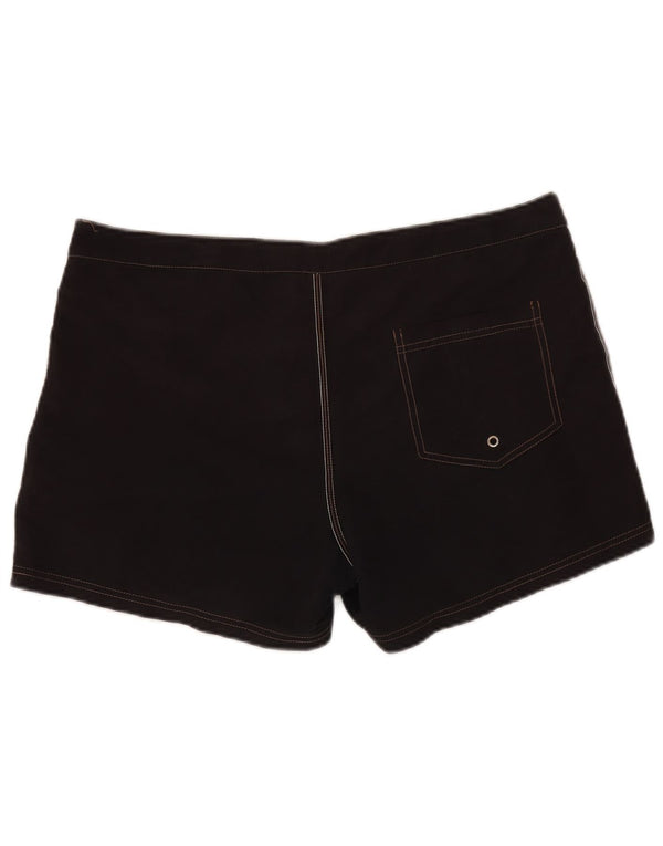 Pantaloncini da bagno grafici da uomo Guess 2XL poliestere nero