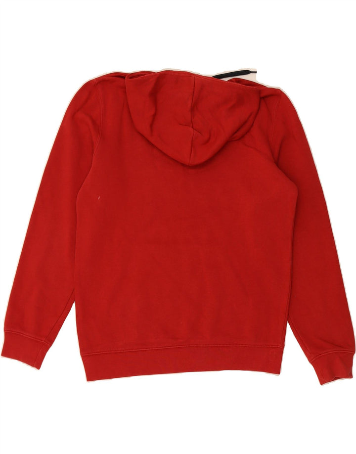 CHAMPION Mens Graphic Hoodie Jumper Medium Red Cotton Vintage Champion and Second-Hand Champion from Messina Hembry 