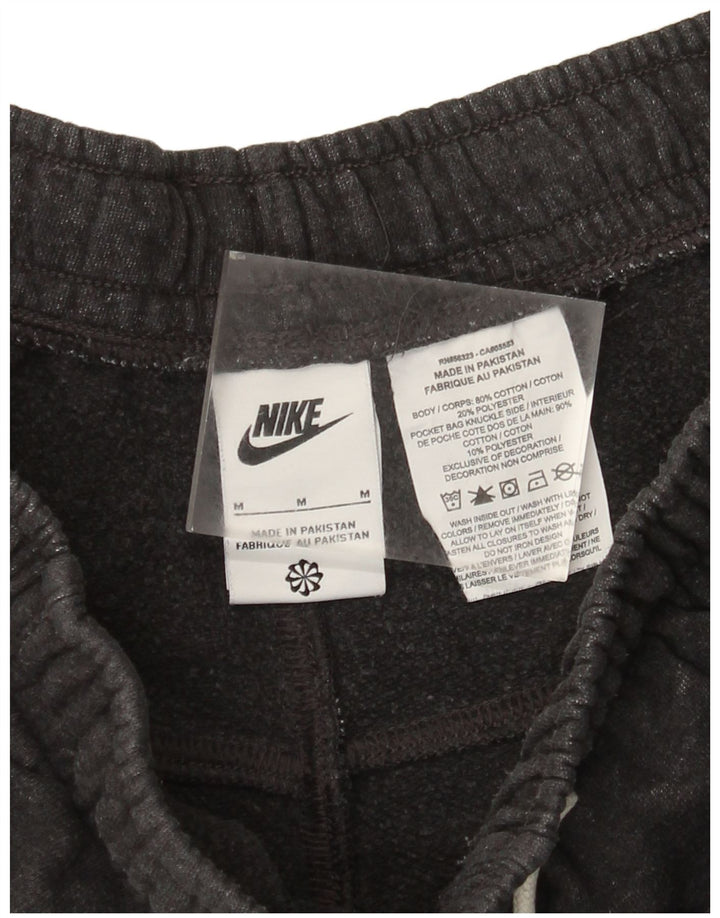 Pantaloncini sportivi Nike da uomo in cotone grigio medio