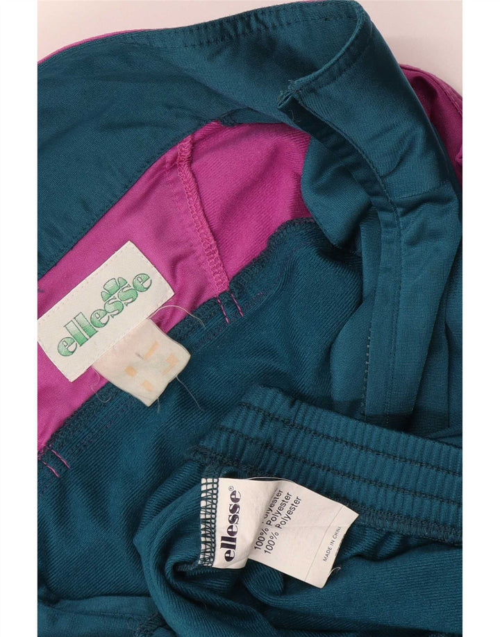 Giacca da ginnastica da uomo Ellesse, grande, in poliestere color block blu