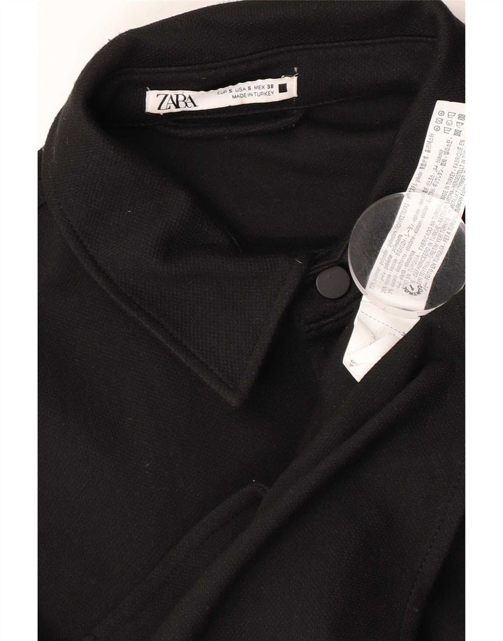 Camicia Zara da uomo piccola in poliestere nero