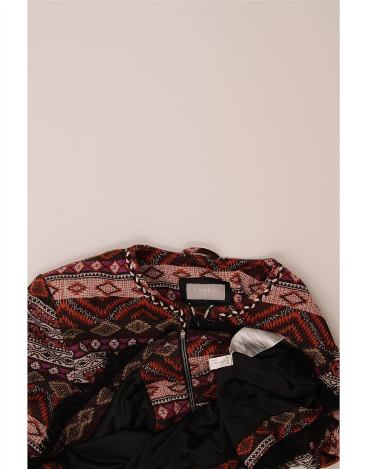 CANDA Womens Cardigan Sweater EU 48 2XL Multicoloured Fair Isle Polyester Vintage Canda and Second-Hand Canda from Messina Hembry 