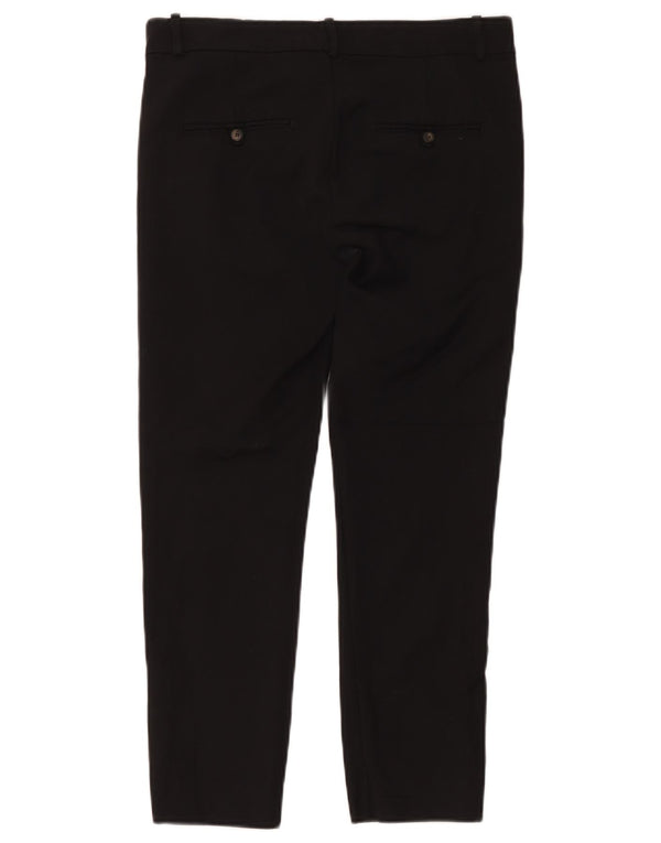 Pantaloni corti slim da donna Zara EU 38 piccoli W28 L24 cotone nero