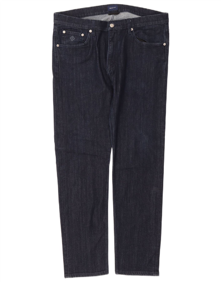 Jeans slim da uomo Gant W36 L32 cotone blu navy