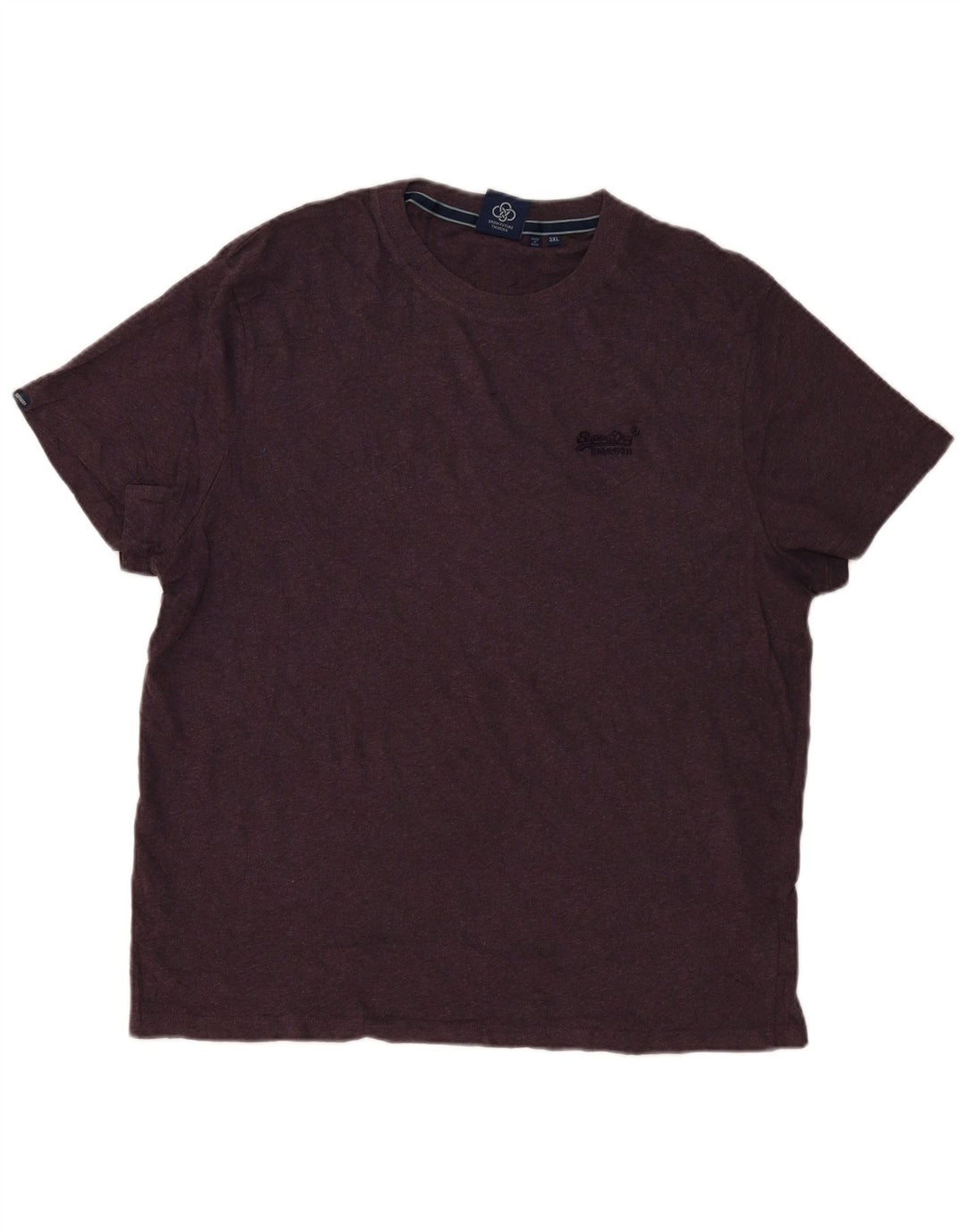T-shirt da uomo Superdry Top 3XL cotone viola